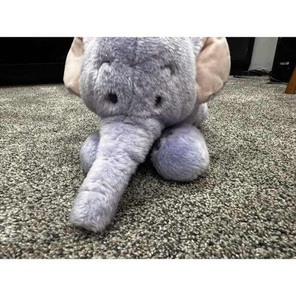 Disney Puffalump Elephant Purple Plush Disney Store 12” Authentic - Picture 2 of 4